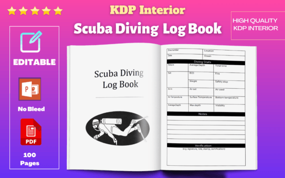 Capture Every Dive with an Editable Scuba Diving Log Book Template