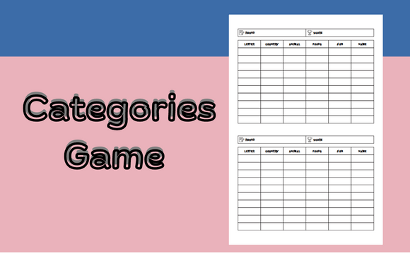 Categories Game: Your Next Low-Content KDP Asset