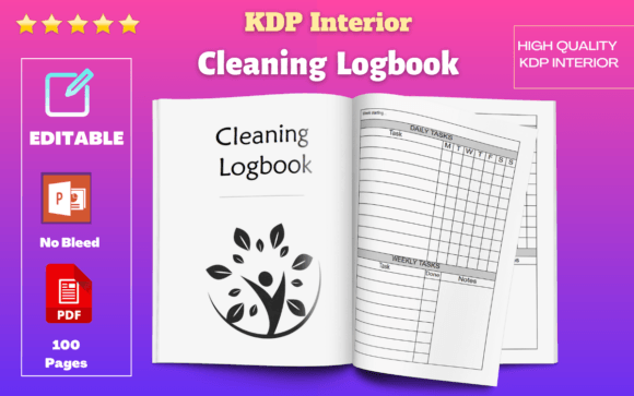 Cleaning Log Book: Streamline Your Routine with KDP Interior