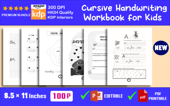 Designing with Intention: The Cursive Handwriting Workbook for Kids