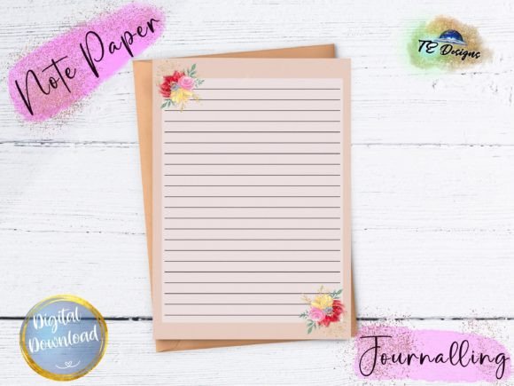 Elevate Your Designs with Vintage Rose Note Papers