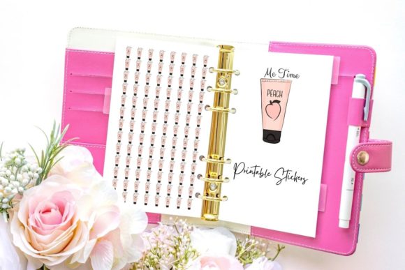 Me Time Sticker: Elevate Your Relax Planner Design