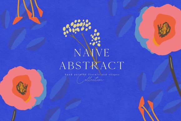 Naive Abstract Collection: A Bright, Hand-Drawn Design Toolkit