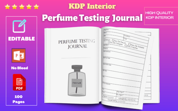 Perfume Testing Journal | KDP Interior: A Design Asset for Sensory Branding