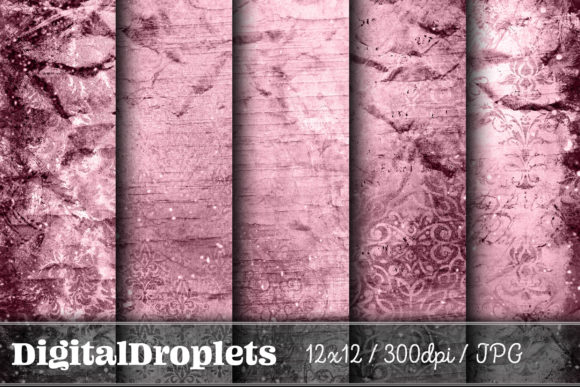 Snowed Damask Vol. 7.1 | Vintage Textures for Modern Design